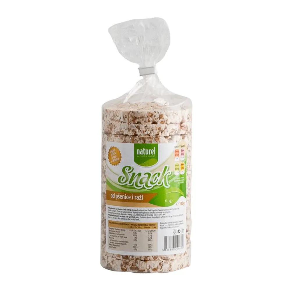 Naturel kreker integralni od pšenice i raži 100 g