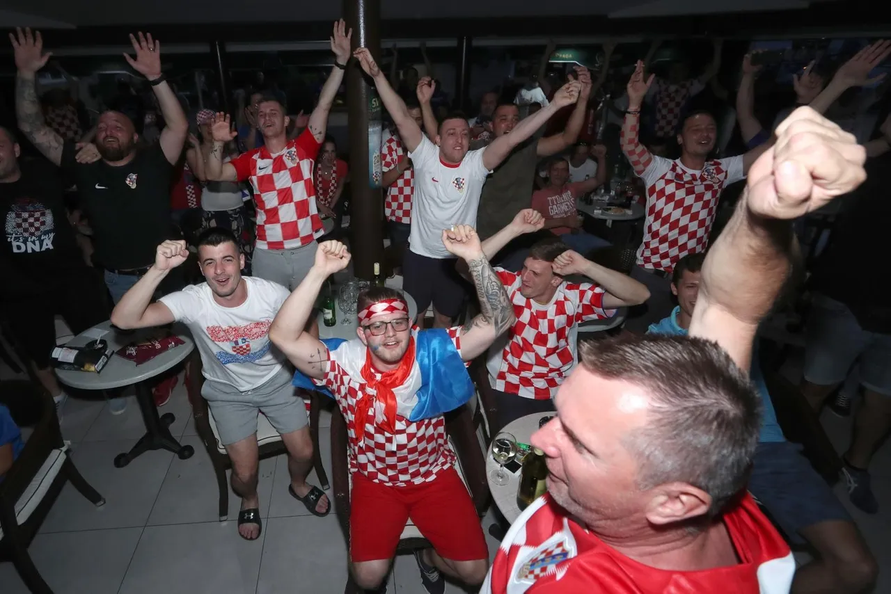 Zagreb: Slavlje navijača nakon gola protiv Argentine