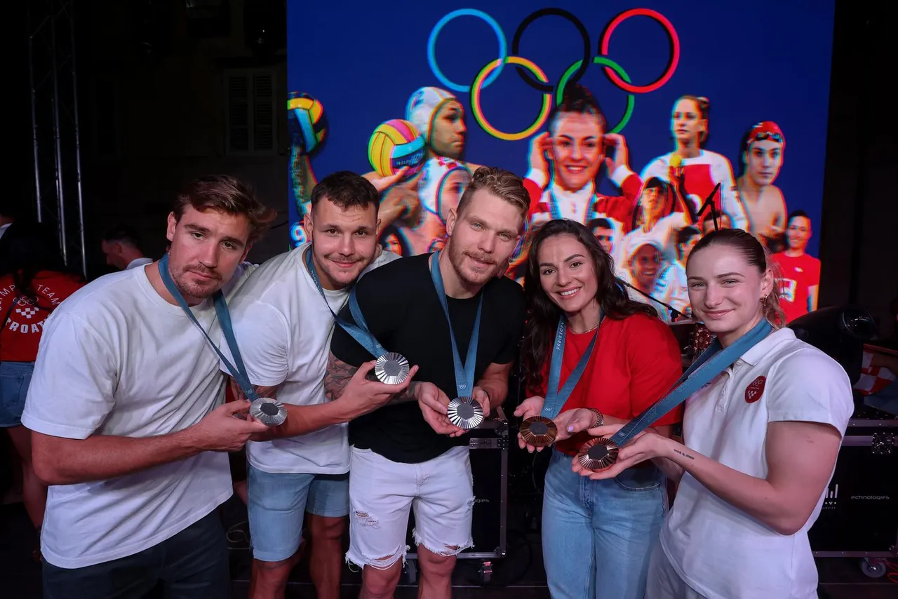 Doček olimpijaca Split Barbara Matić i Jere Marinić Kragić
