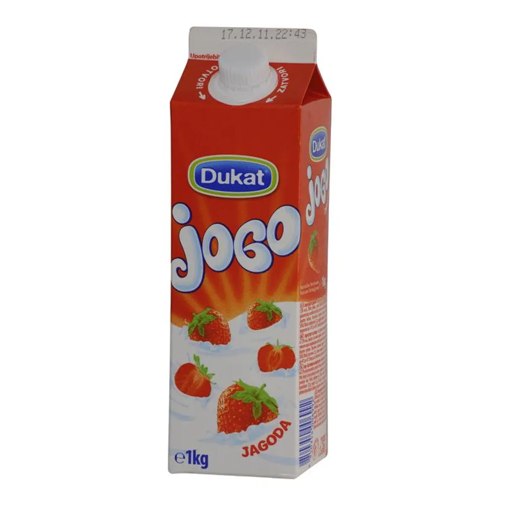 Jogo jogurt voćni jagoda 1 kg Elopak Dukat