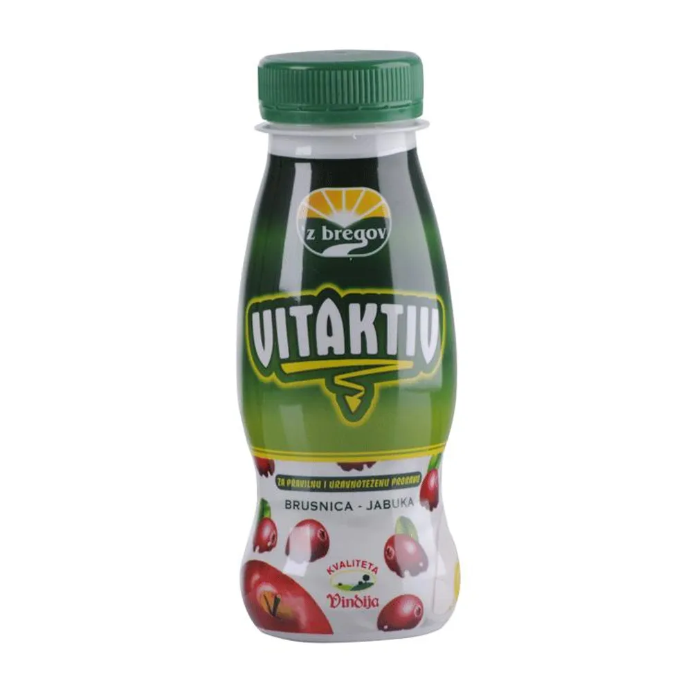 Jogurt probiotik Vitaktiv brusnica-jabuka 200 g Vindija