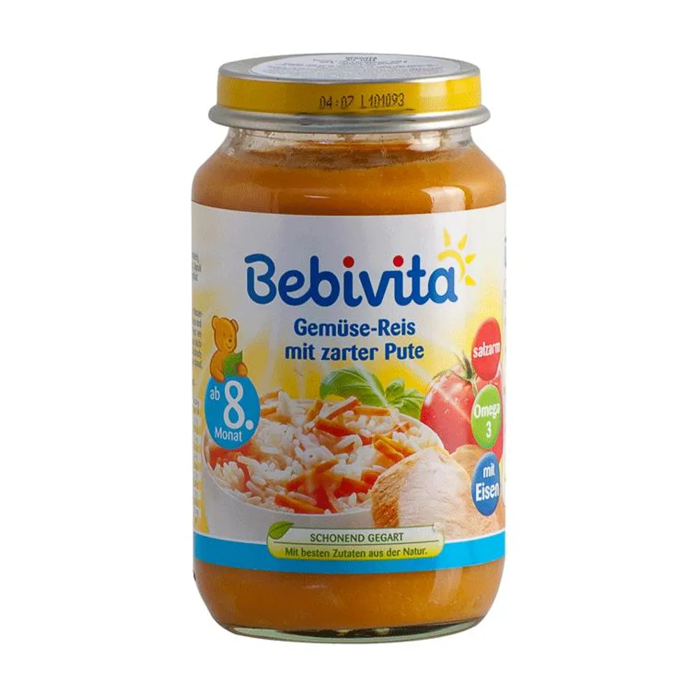 Bebivita kašica povrće riža puretina 220 g