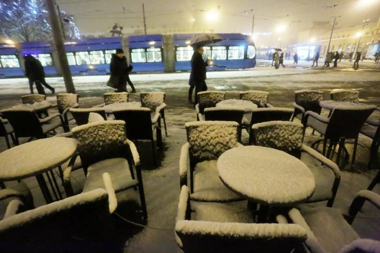 Zagreb snijeg