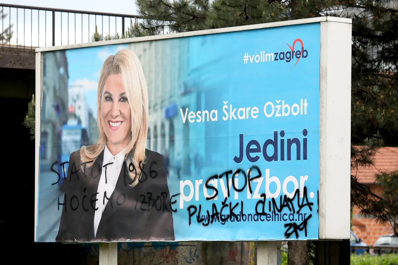 Nekome je prekipjelo: Uništeni predizborni plakati duž Branimirove u Zagrebu