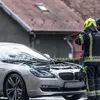 Zapalio se BMW nasred ceste u Zagrebu