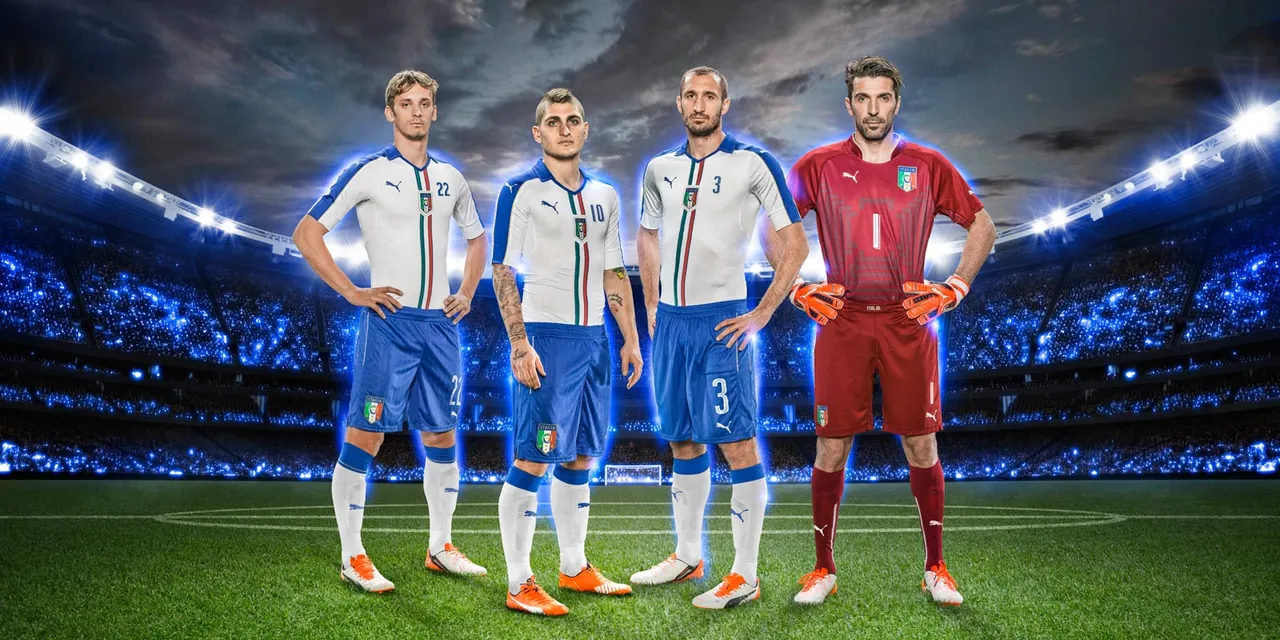 3. mjesto: Italija, gostujuća garnitura
