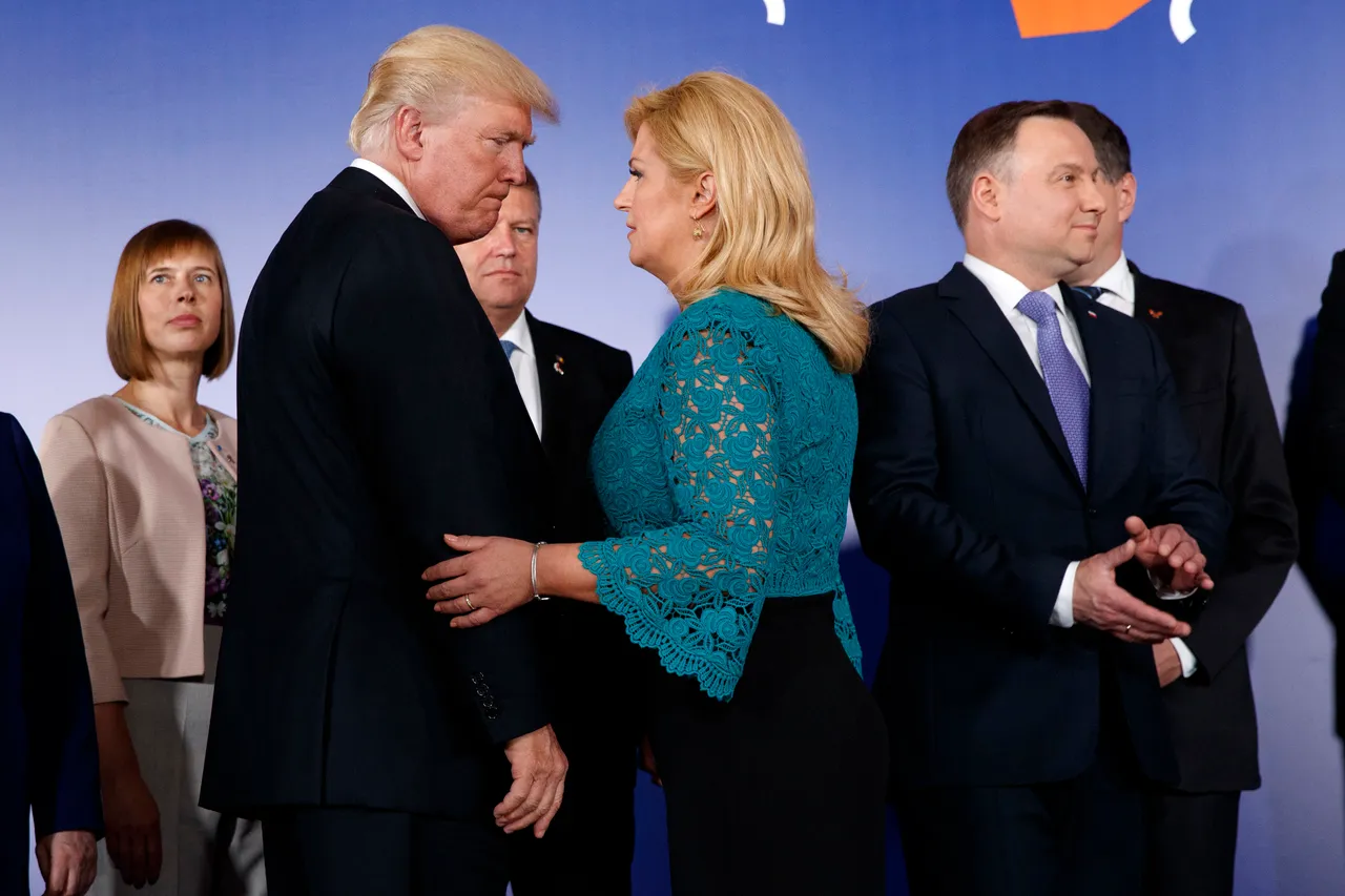 Trump i Kolinda Varšava 1