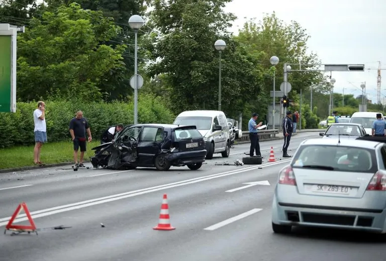 Teška prometna nesreća u Zagrebu