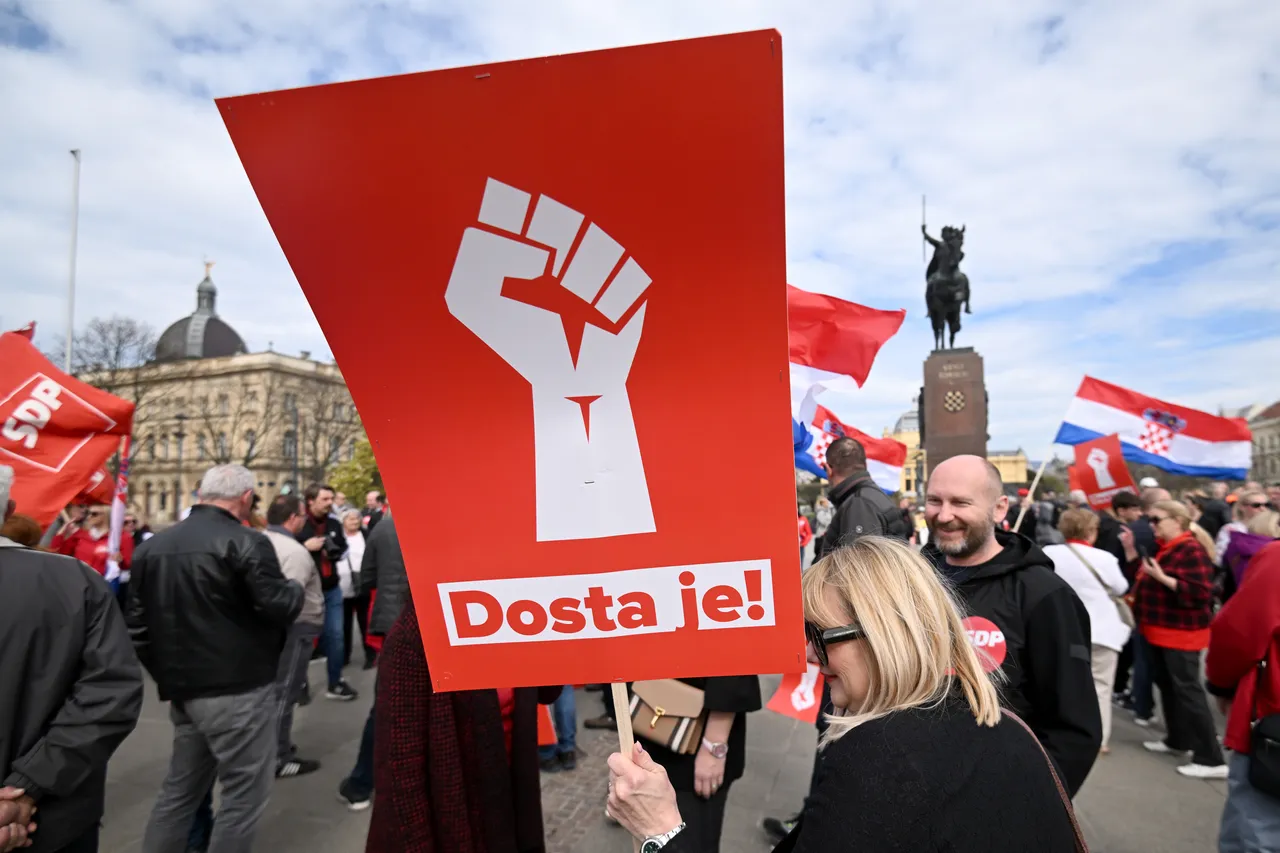 Prosvjed lijeve oporbe