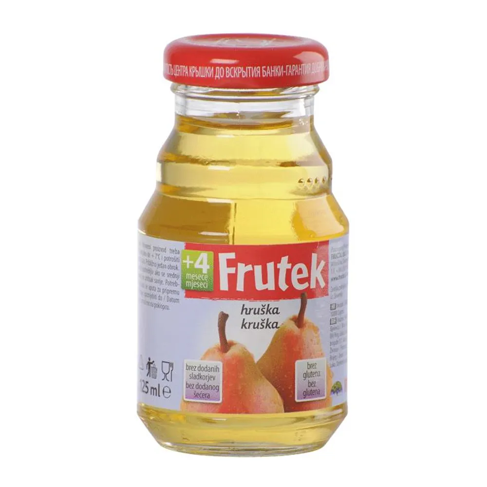 Frutek sok kruška 125 ml Fructal