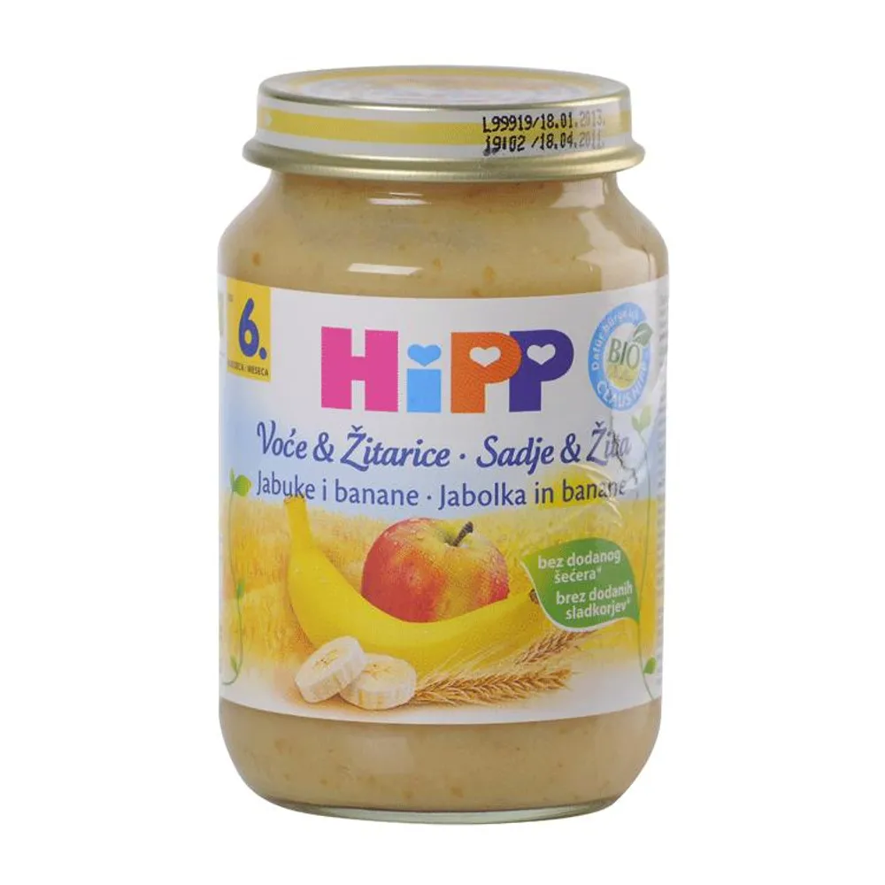 Hipp integralne žitarice, jabuka, banana 190 g