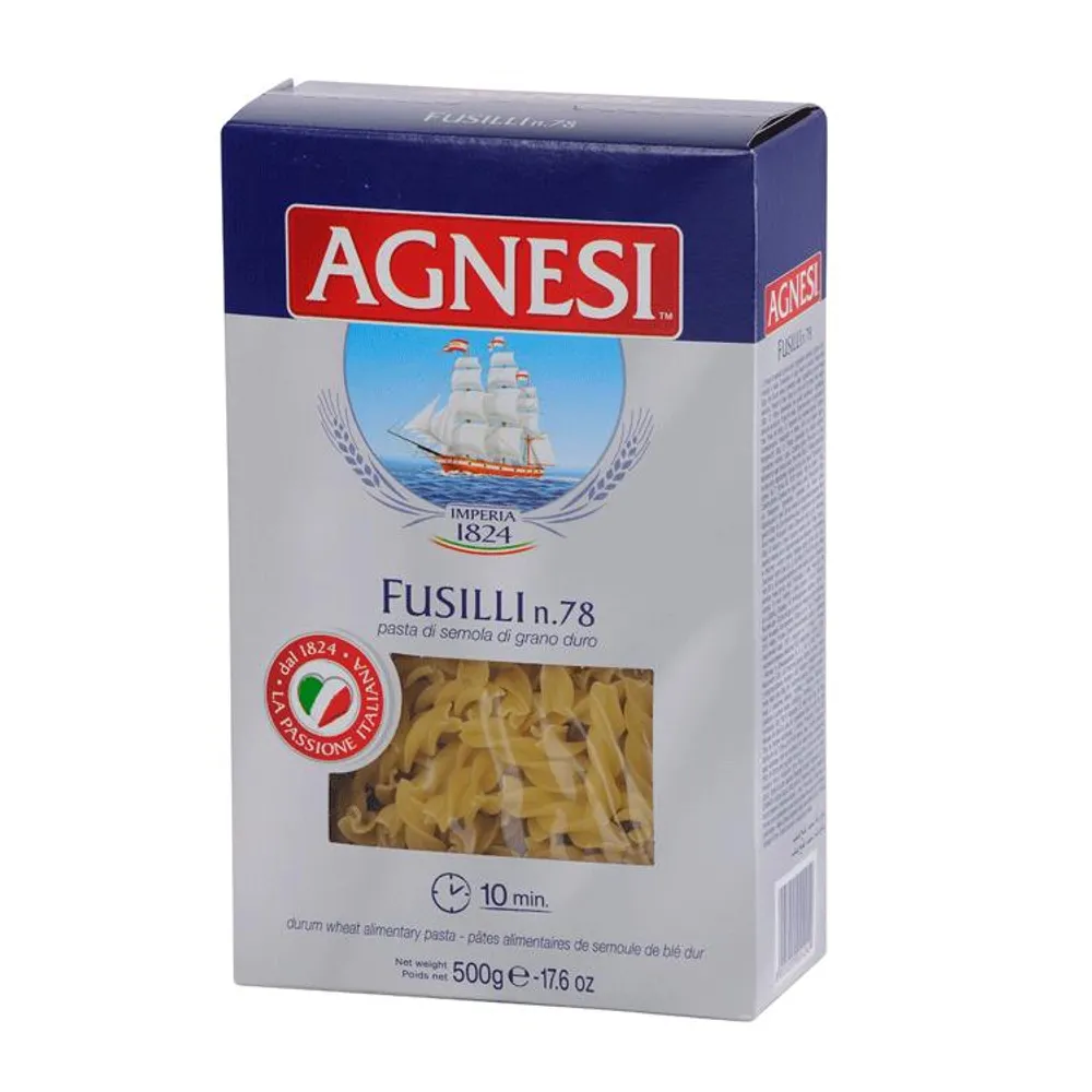 Agnesi tijesto fusilli 78 500 g Colussi