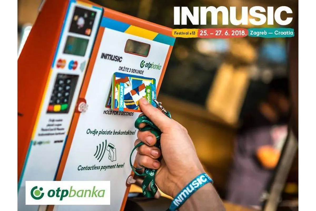 Bezgotovinsko i beskontaktno plaćanje na INmusic festivalu uz OTP banku!