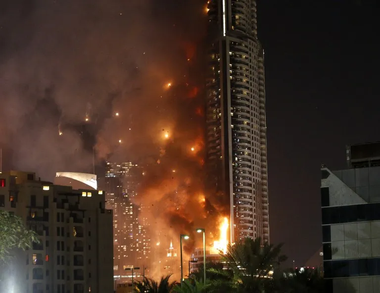UAE-DUBAI-FIRE