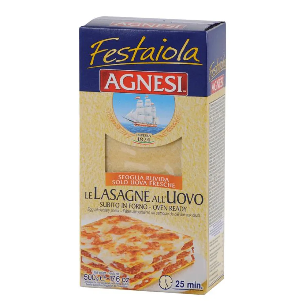 Agnesi tijesto lasagne s jajima 500 g Colussi