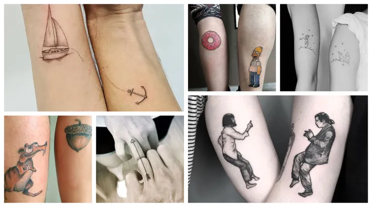 Ako ste bez ideja: 20 fora 'matching' tetovaža za zaljubljene parove