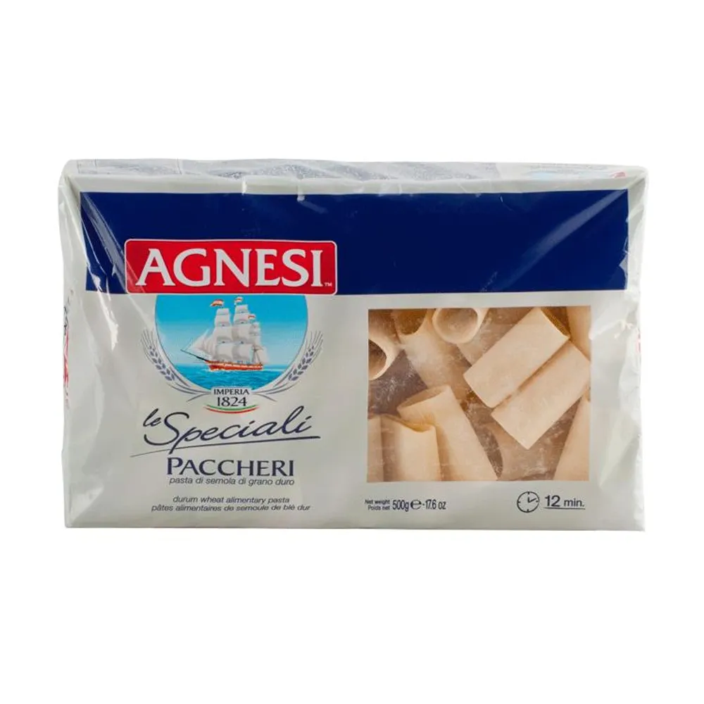 Agnesi tijesto paccheri 500 g Colussi