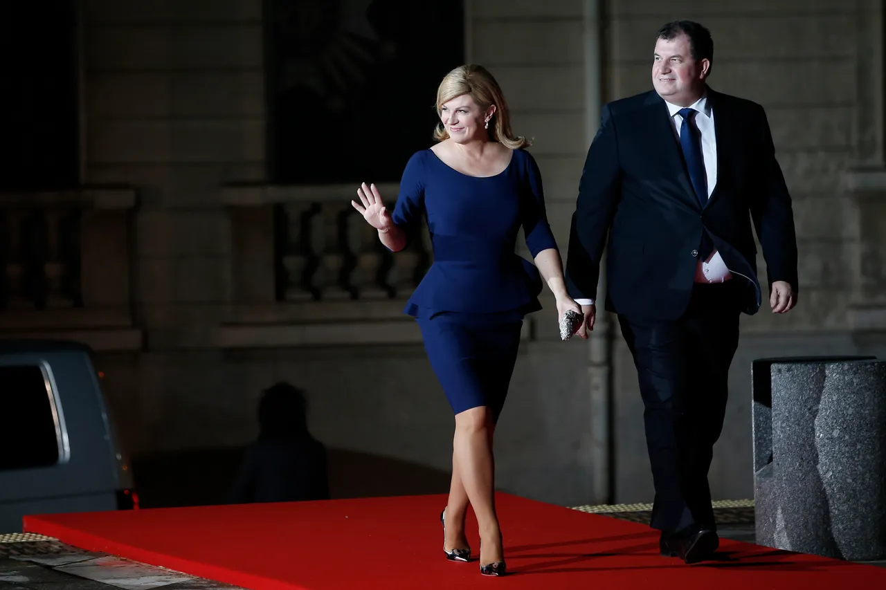 Kolinda Grabar-Kitarović sa suprugom Jakovom