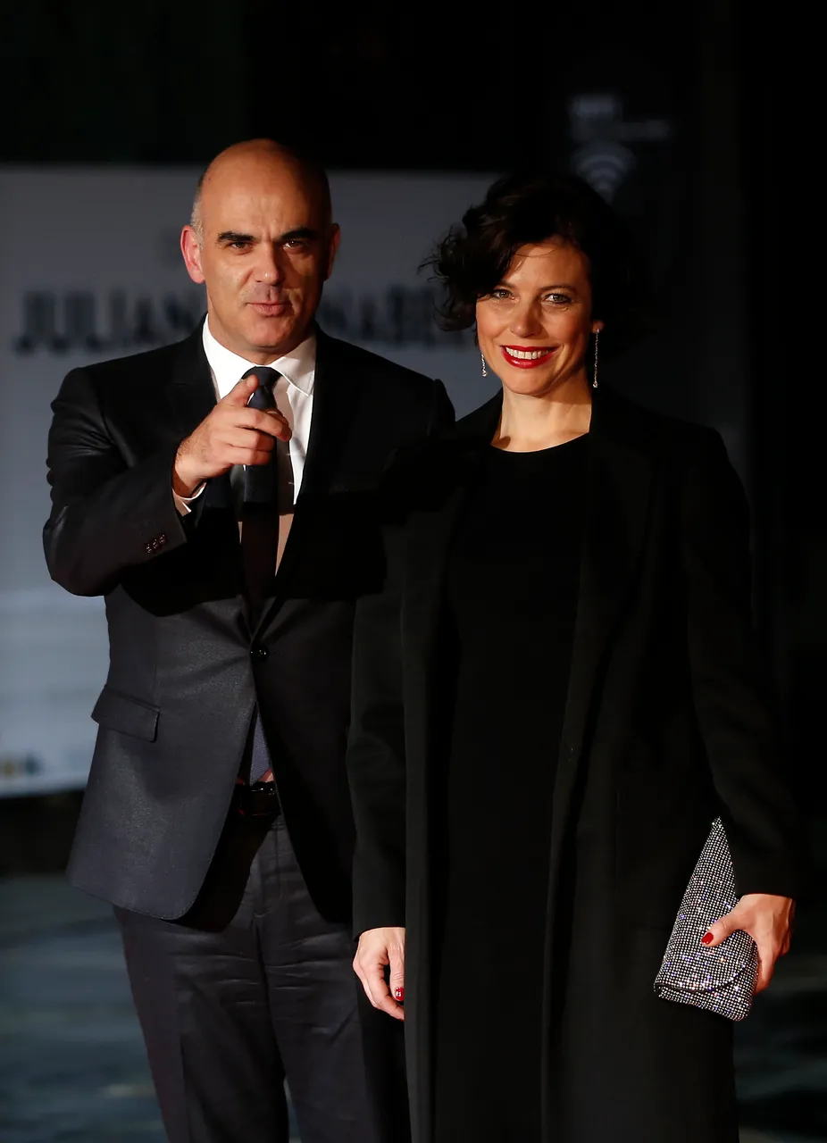 Švicarski predsjednik Alain Berset sa suprugom
