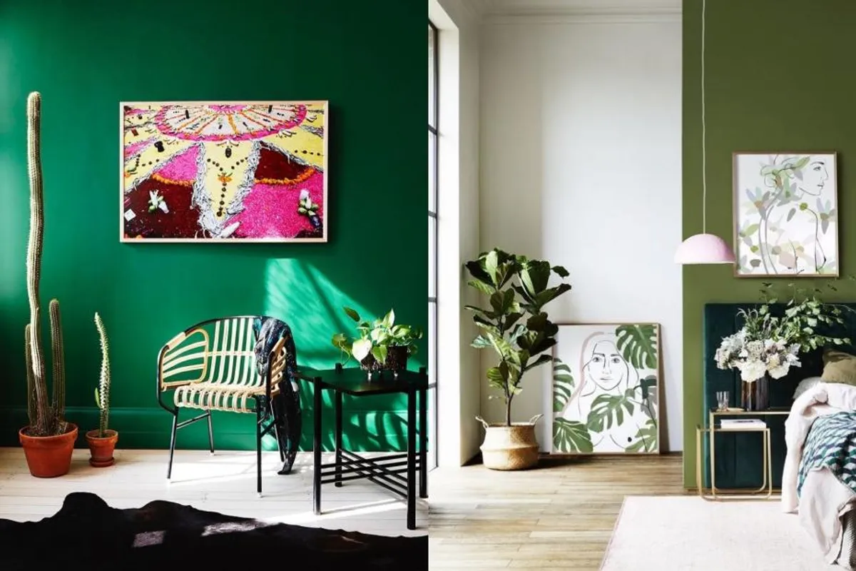 Želiš osvježiti svoj dom? Zelena boja zidova savršen je izbor i veliki trend u svijetu interijera