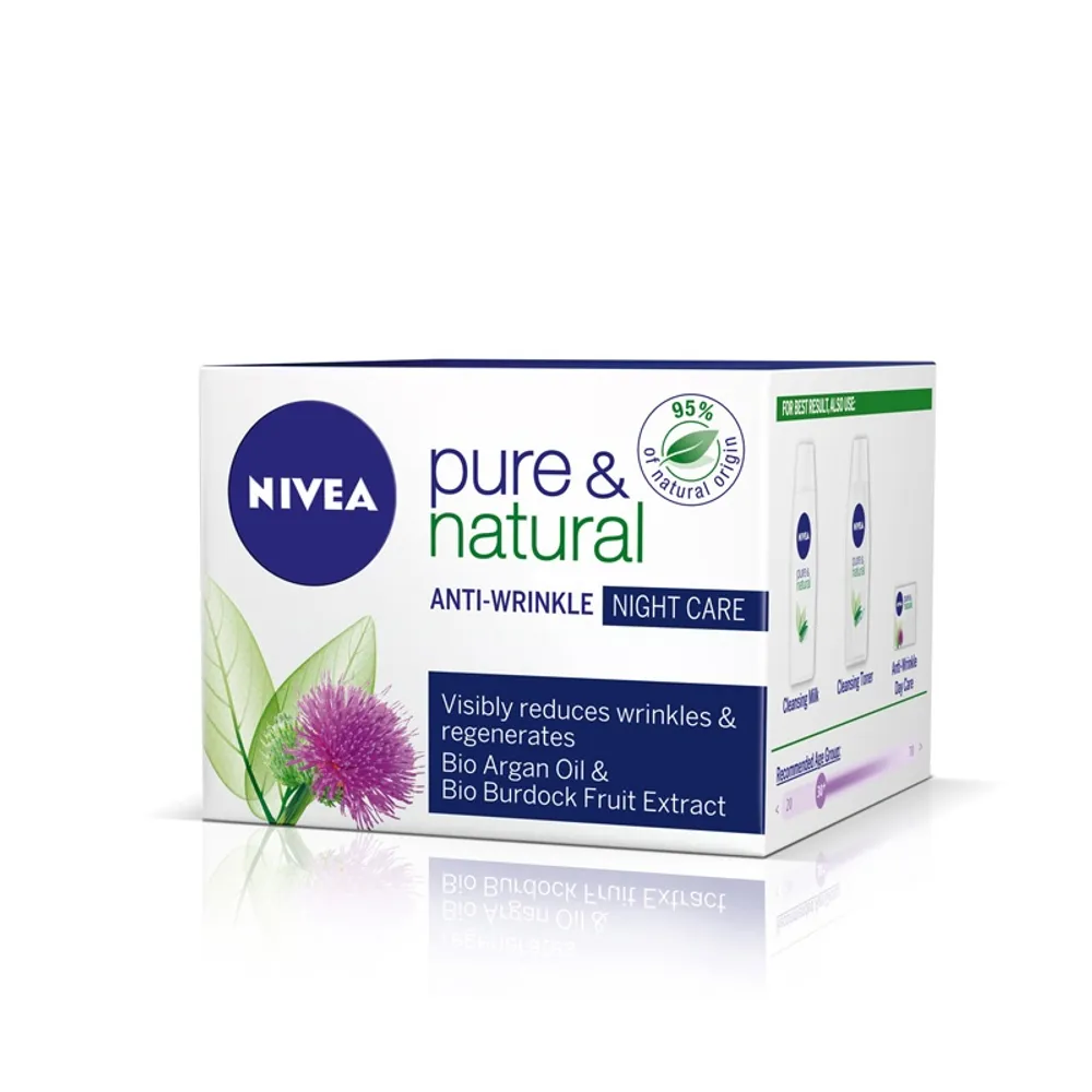 Nivea Pure&Natural Anti-Age dnevna krema protiv bora