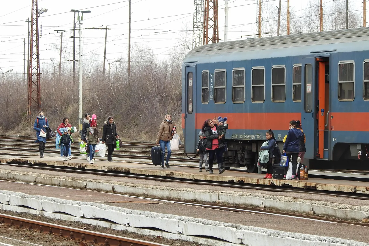 Dolazak izbjeglica u Mađarski grad Zahony