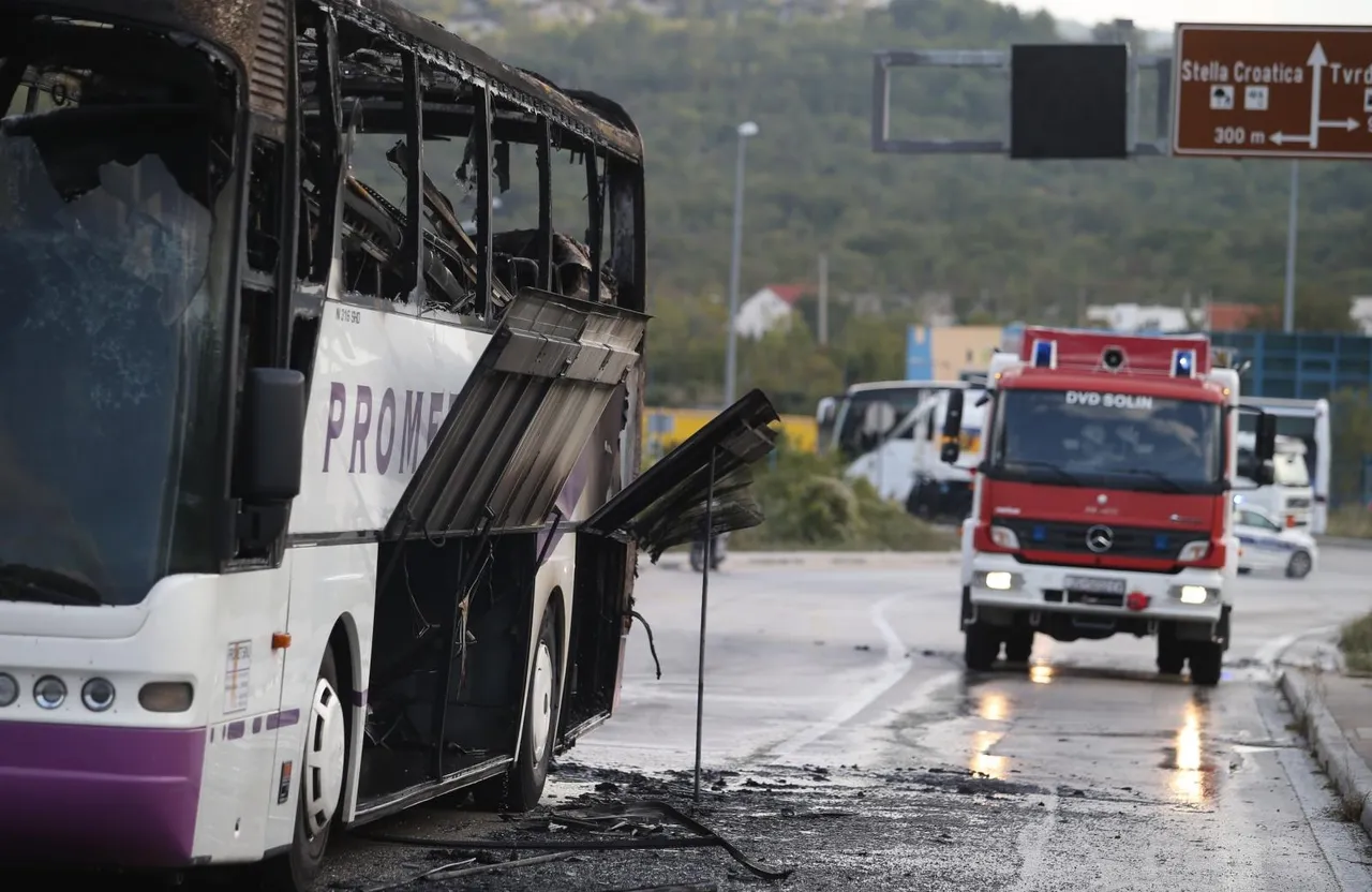 Zapalio se autobus