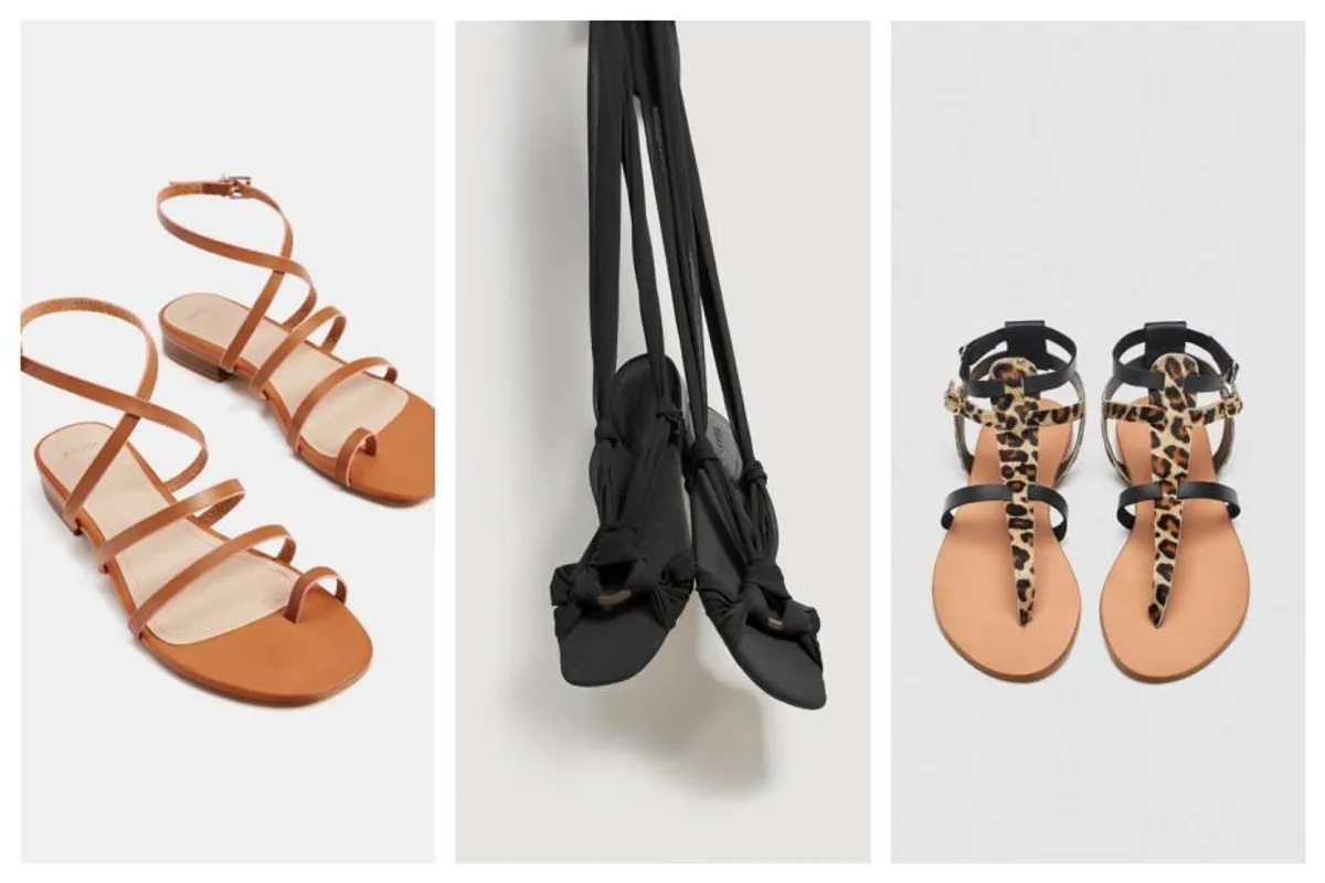 Ravne sandale – najljepši modeli iz high street ponude