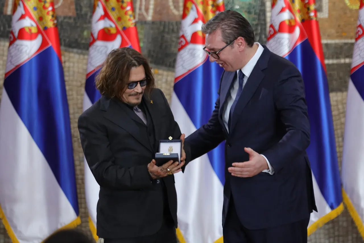 Johnny Depp i Aleksandar Vučić