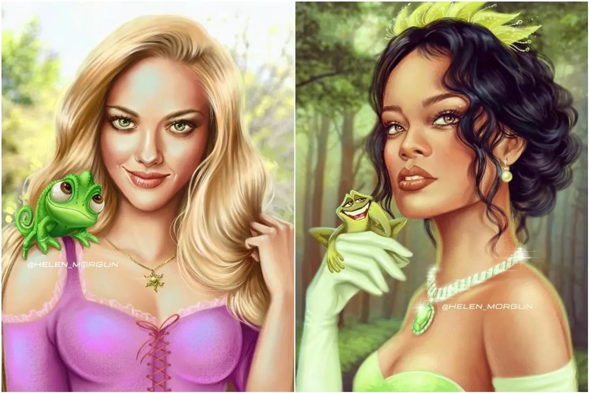 Kako bi slavne dame izgledale kao Disneyeve princeze: Tko je Pepeljuga, a tko Trnoružica?
