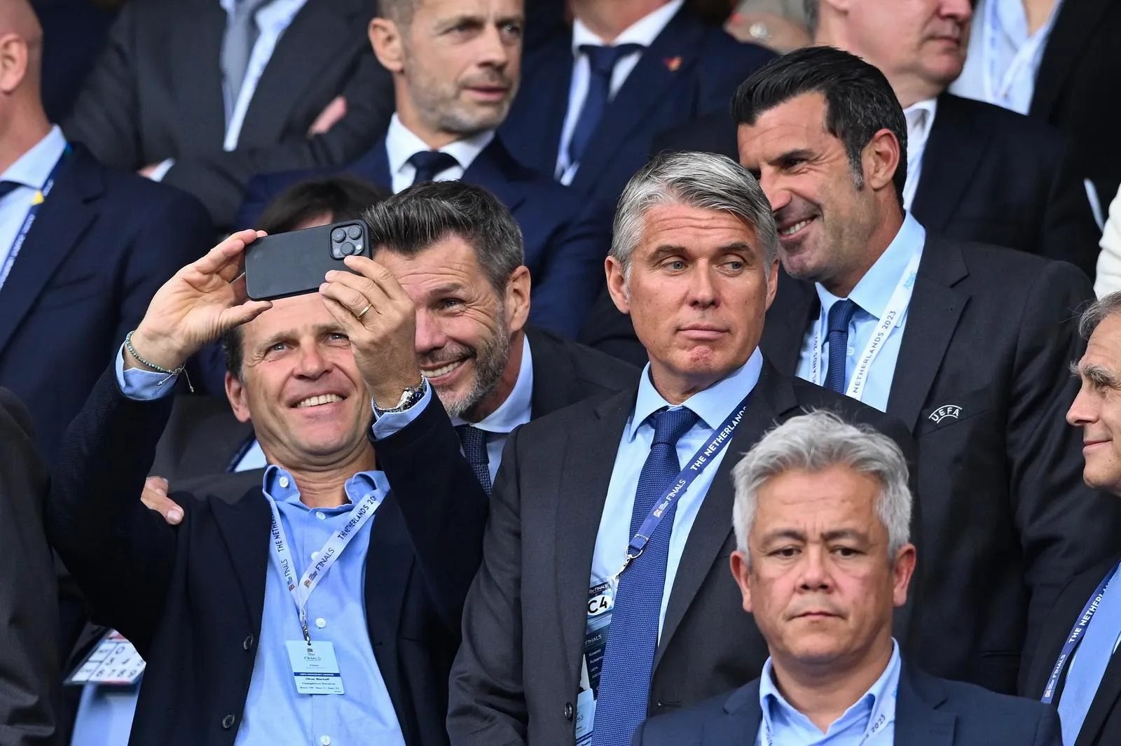 Tri nogometne legende- Bierhoff, Boban i Figo pokušavali su uhvatiti savršen selfie 