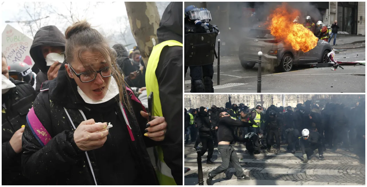 Sukobi u Parizu na prosvjedu Žutih prsluka