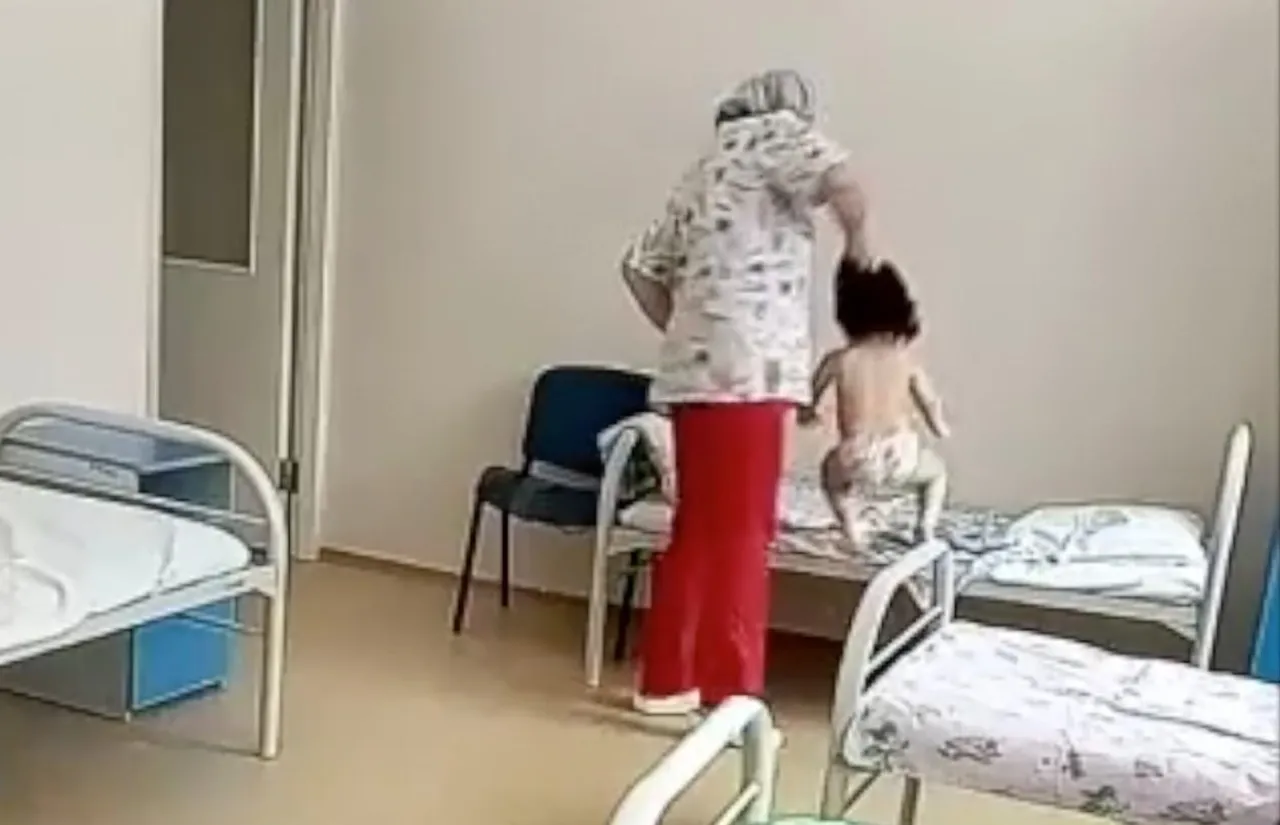 Nurse from hell faces sack after being caught on video manhandling girl by the hair and throwing her onto bed in children's hospital