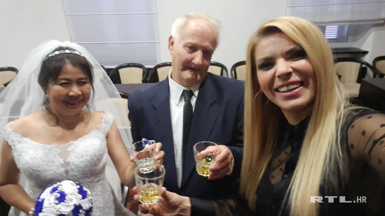 Marijan Cerovac i Patty, slike s vjenčanja