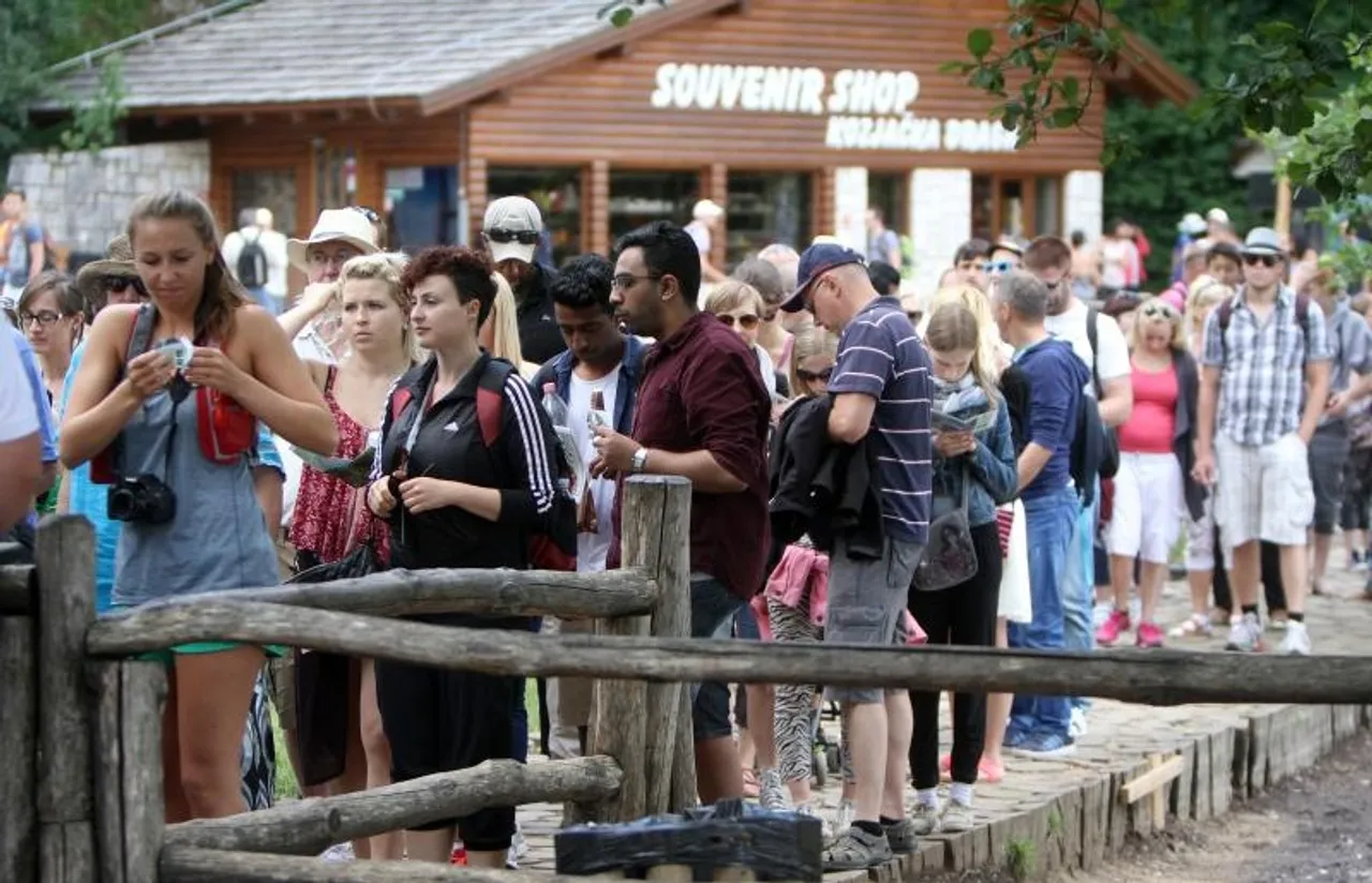plitvička jezera turisti