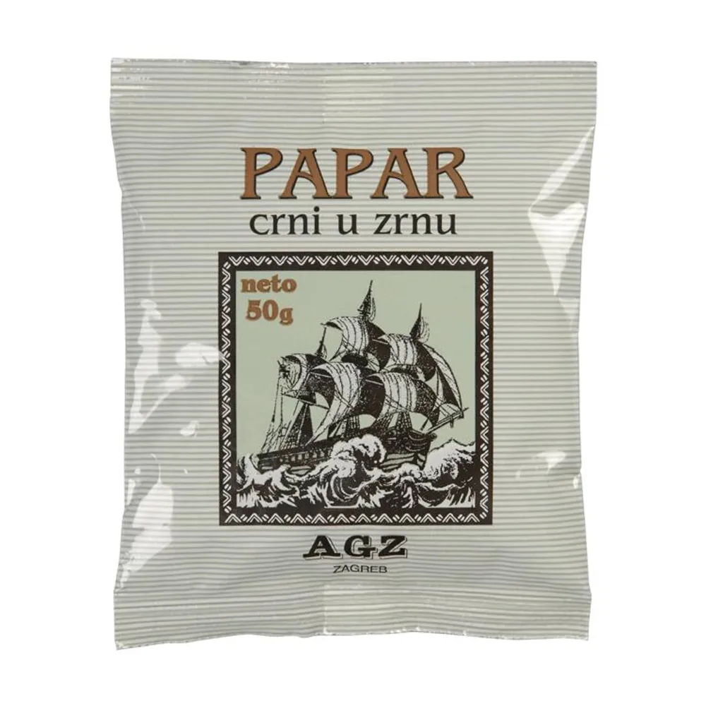 Crni papar u zrnu 50 g Agz