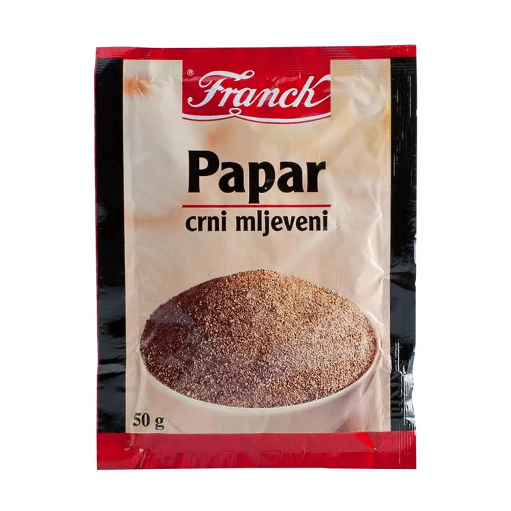 Crni mljeveni papr 50 g  Franck