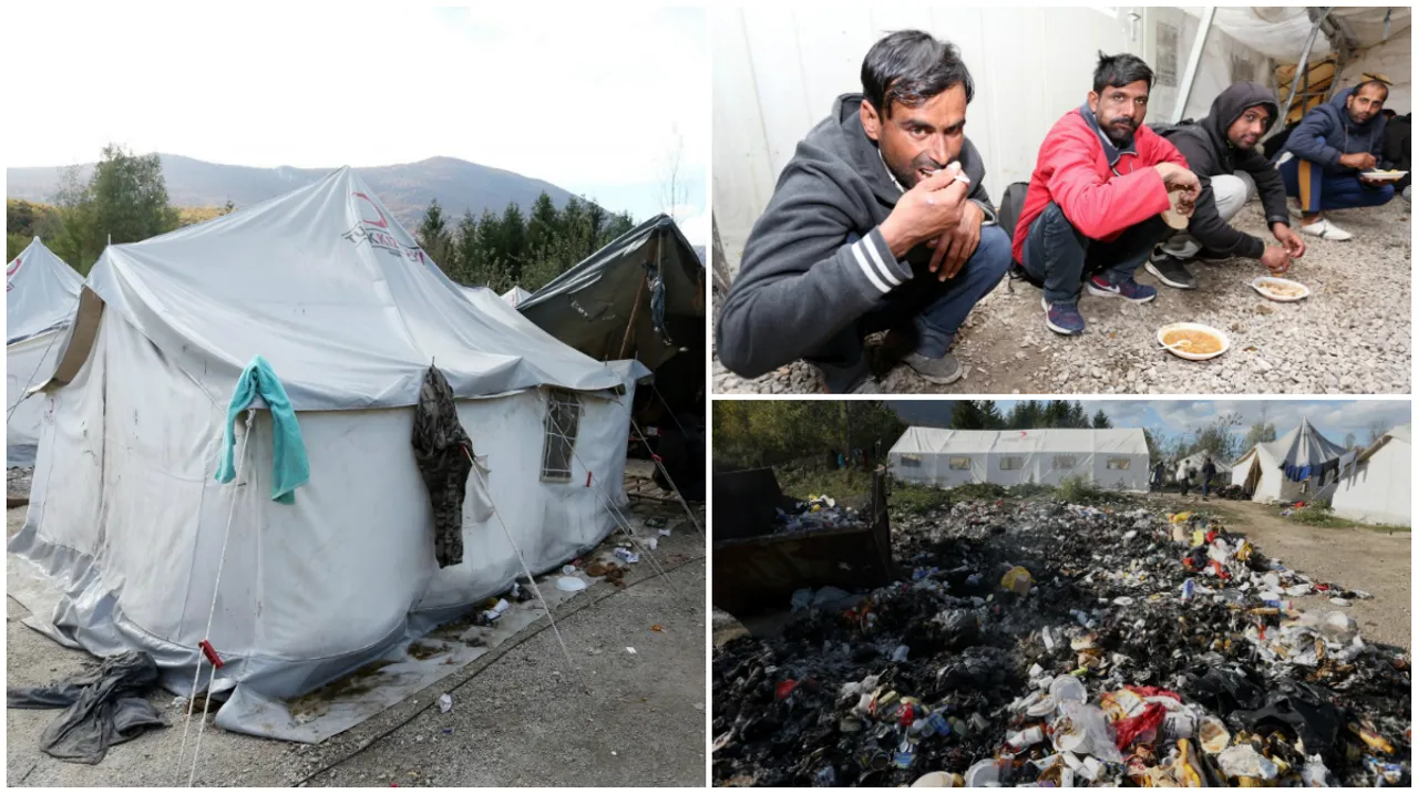 Migranti u kampu Vučjak kod Bihaća
