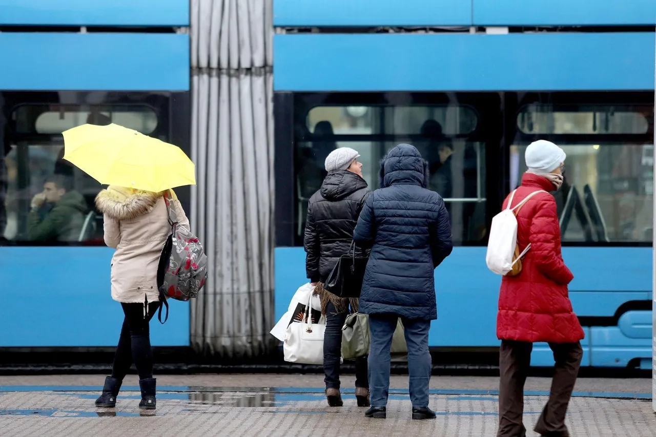 Zagreb: Kiša i susnježica za početak tjedna