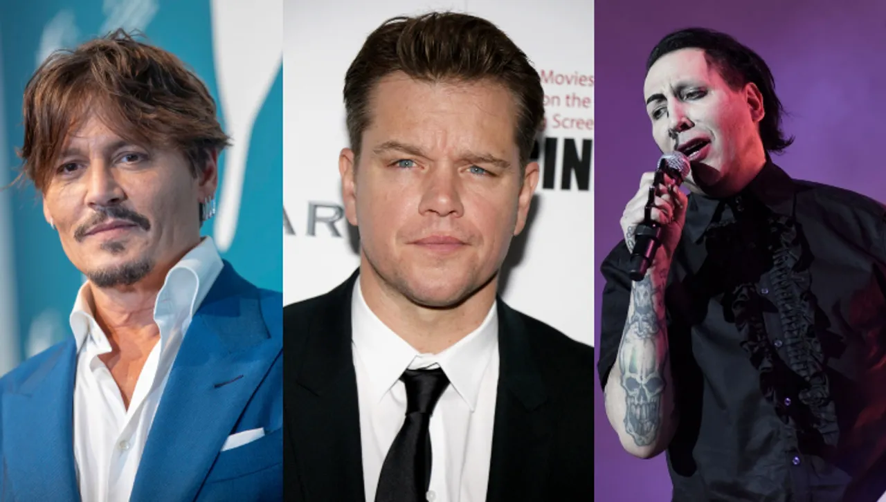 Johnny Depp, Matt Damon i Marilyn Manson