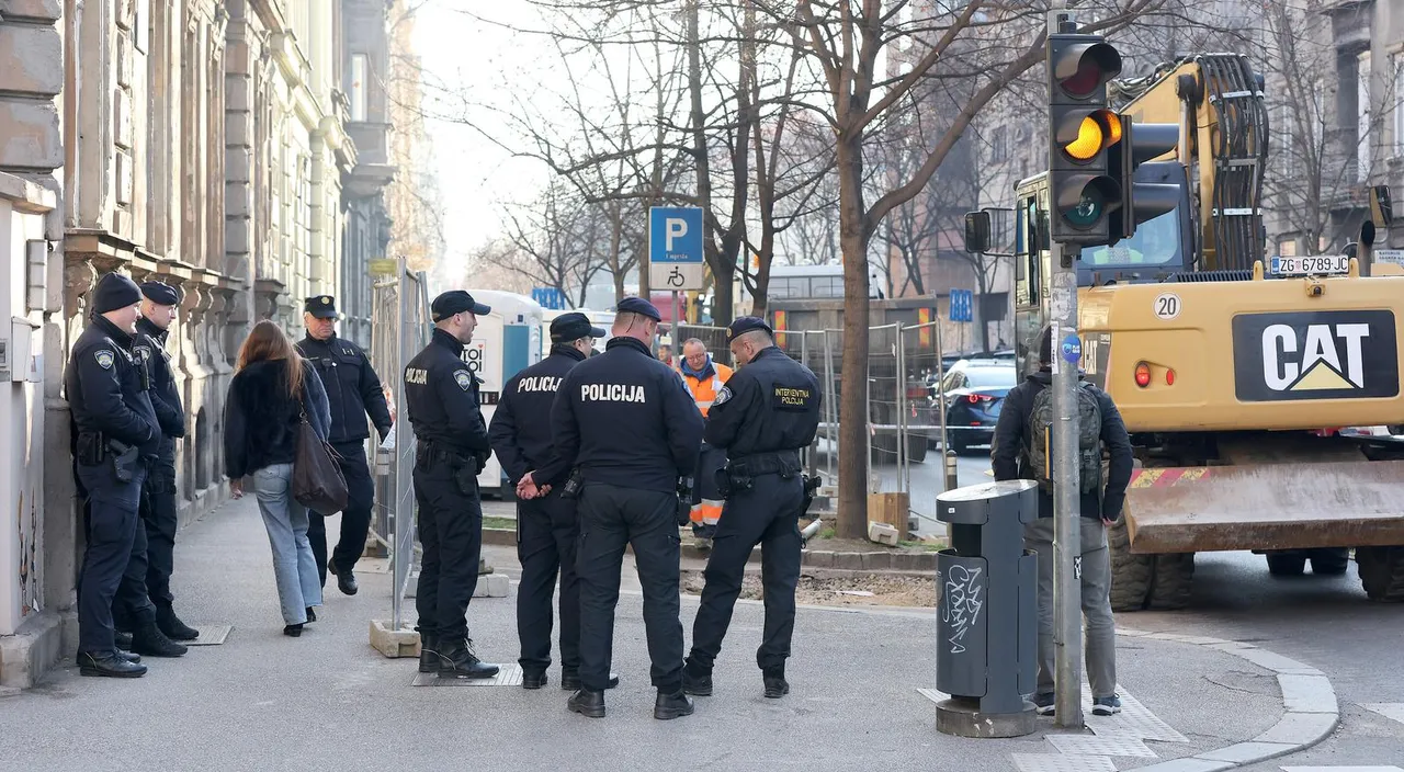 Podzemni spremnici, policija, Zagreb