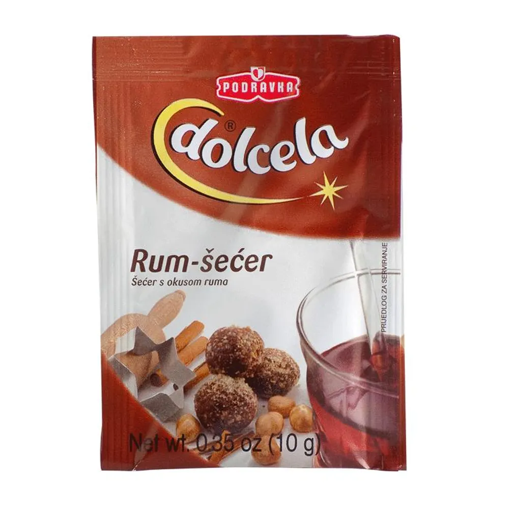 Dolcela šećer rum 10 g Podravka