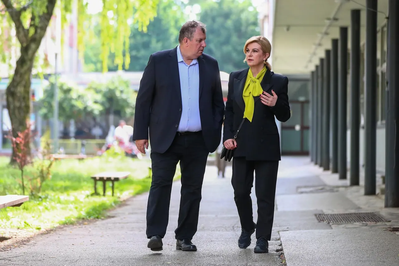 Kolinda Grabar Kitarović sa suprugom Jakovom