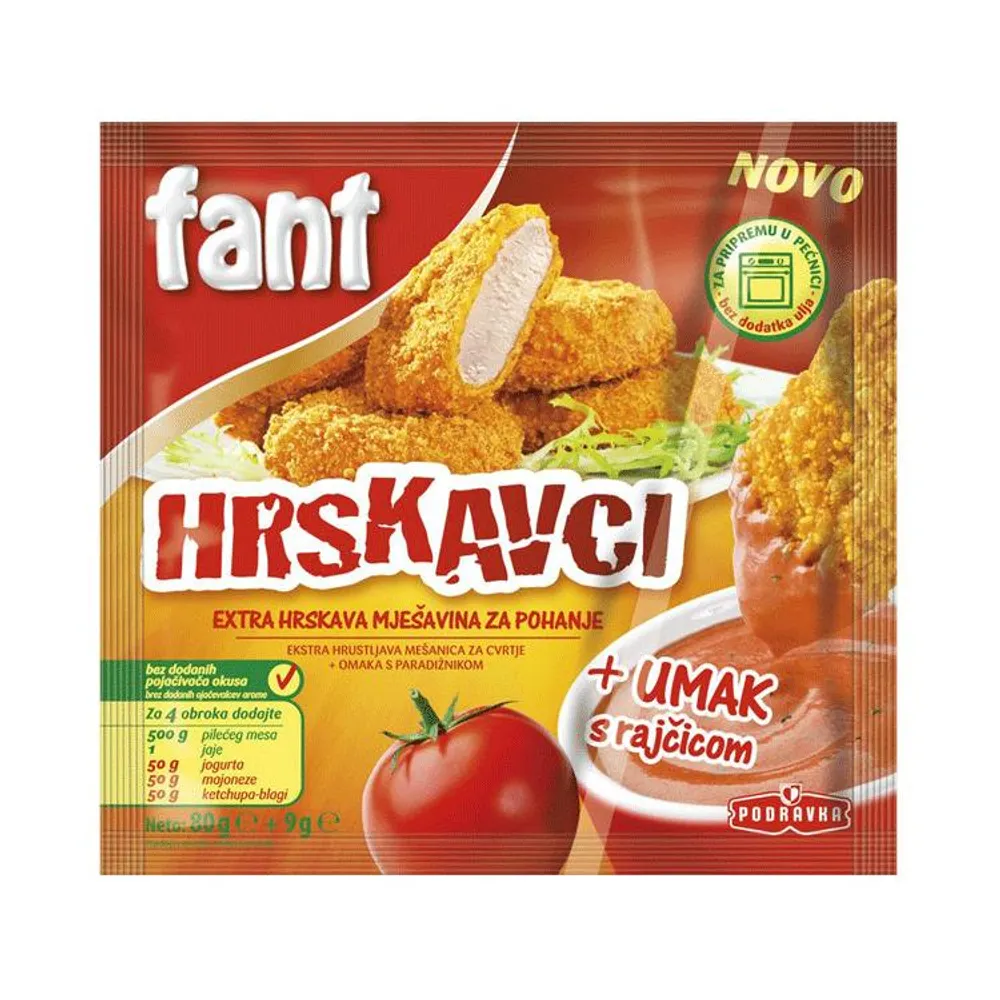 Fant hrskava mješavina + umak rajčica 89g