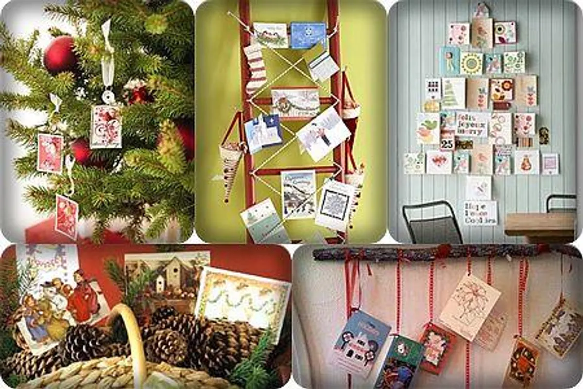 Kreativan Božić – zanimljive ideje dekoriranja božićnim čestitkama