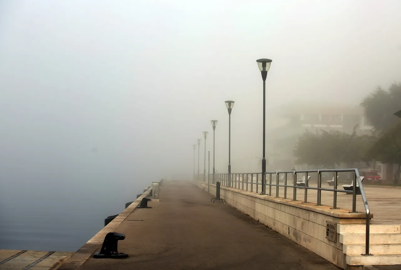 Šibenik i magla