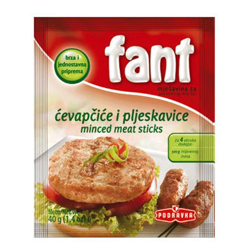 Fant za ćevapčiće, hamburger, pljeskavicu 40 g Podravka