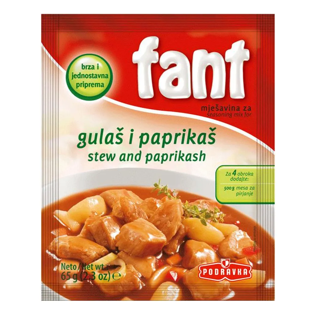 Fant gulaš i paprikaš 65 g Podravka