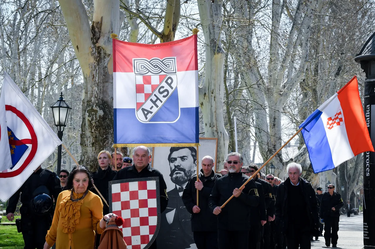 Crnokošuljaši na čelu s Kelemincem marširali centrom Zagreba: ‘Nije ovo sekularna država, ovo je katolička država’