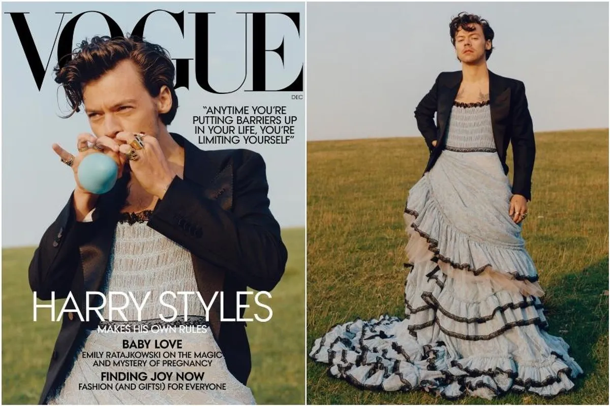 Kontroverzan izbor: Harry Styles je prvi muškarac na naslovnici Voguea